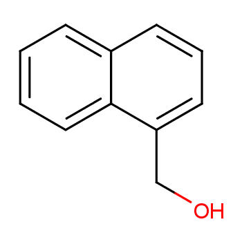 1-萘甲醇化学结构式
