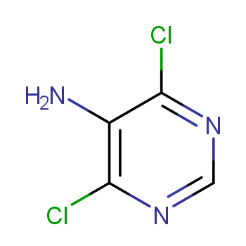 5-Amino-4,6-dichloropyrimidine structure