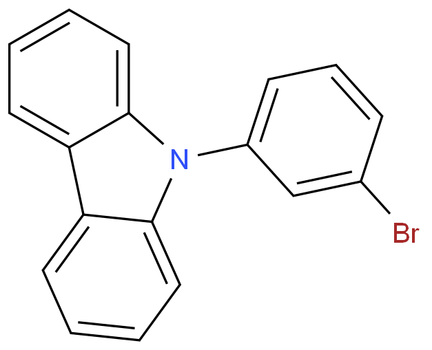 9-(3-bromophenyl)carbazole structure