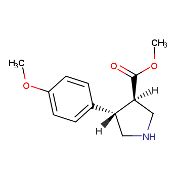 4-(4-METHOXYPHENYL)PYRROLIDINE-3-METHYLCARBOXYLATE