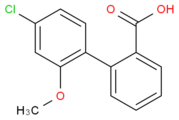 2-(4-chloro-2-methoxyphenyl)benzoic acid