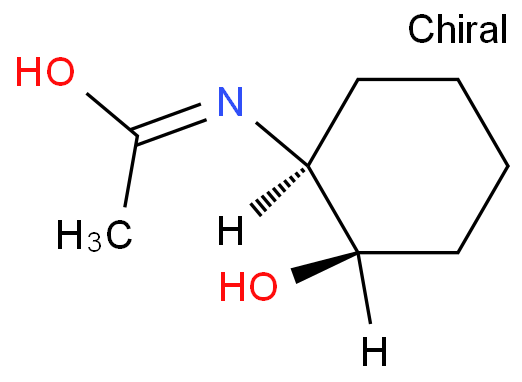 1R,2S-N-乙酰基环己氨基醇化学结构式