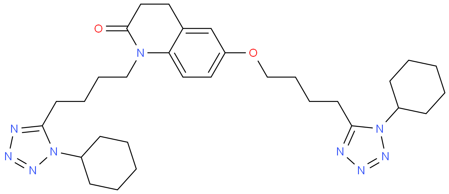 Cilostazol Related Compound C (50 mg) (1-(4-(5-Cyclohexyl-1H-tetrazol-1-yl)butyl)-6-(4-(1-cyclohexyl-1H-tetrazol-5-yl)butoxy)-3,4-dihydroquinolin-2(1H)-one)
