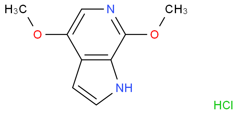 4,7-dimethoxy-1H-pyrrolo[2, 3-c]pyridine hydrochloride  