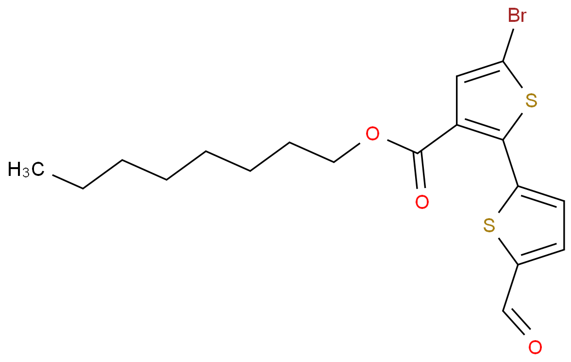 3'-甲酸辛酯-5'-溴-5-甲醛-[2,2'-联噻吩]CAS2703752-72-9（专业试剂/现货优势供应；质量保证