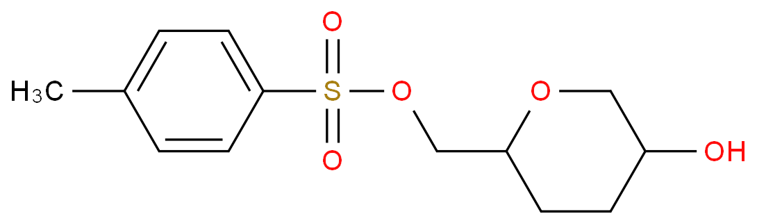  Toluene-4-sulfonic acid 5-hydroxy-tetrahydro-pyran-2-ylmethyl ester