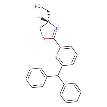 (S)-2-(6-二苯甲基吡啶-2-基)-4-乙基-4,5-二氢恶唑/2828438-66-8