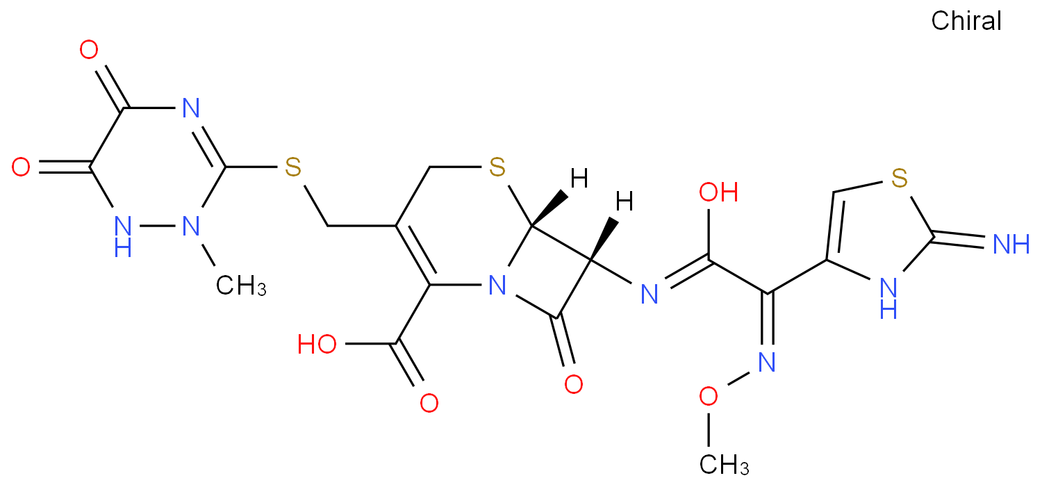 头孢曲松化学结构式