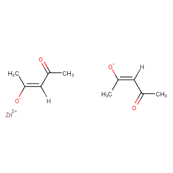 乙酰丙酮锌化学结构式