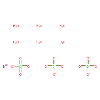 高氯酸铒(III)六水化学结构式