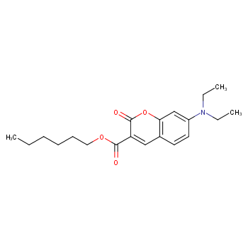 n-Hexyl 7-diethylaminocoumarin-3-carboxylate