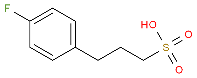 3-(4-fluorophenyl)propane-1-sulfonic acid