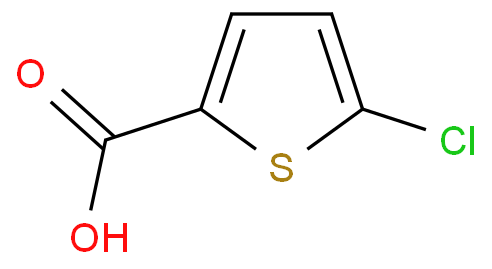 5-CHLOROTHIOPHENE-2-CARBOXYLIC ACID structure