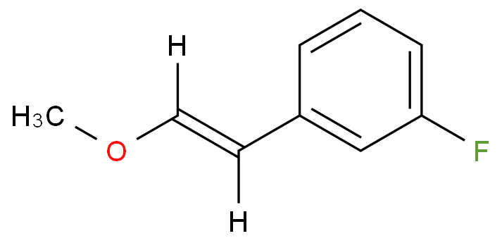 1-Fluoro-3-[(E)-2-Methoxyvinyl]Benzene structure