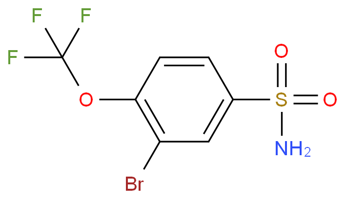 3-bromo-4-(trifluoromethoxy)benzene sulfonamide