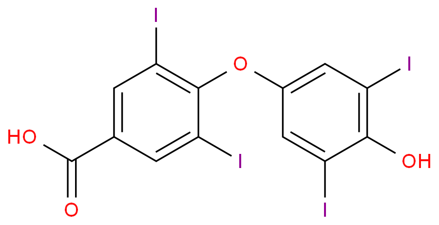 4-(4-hydroxy-3,5-diiodophenoxy)-3,5-diiodobenzoic acid
