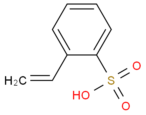 乙烯基苯磺酸化学结构式