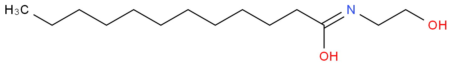 椰油酸单乙醇酰胺化学结构式