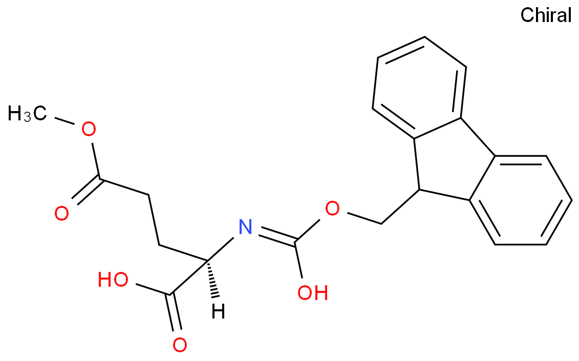 (R)-2-((((9H-芴-9-基)甲氧基)羰基)氨基)-5-甲氧基-5-氧代戊酸CAS号1481642-14-1(现货供应/质量保证)