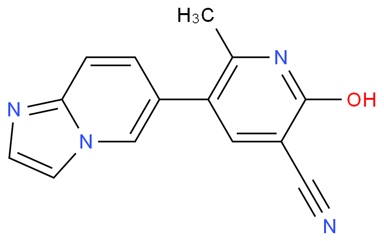 5-imidazo[1,2-a]pyridin-6-yl-6-methyl-2-oxo-1H-pyridine-3-carbonitrile