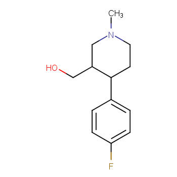 trans-4-(4-Fluorophenyl)-3-(hydroxymethyl)-1-methylpiperidine  