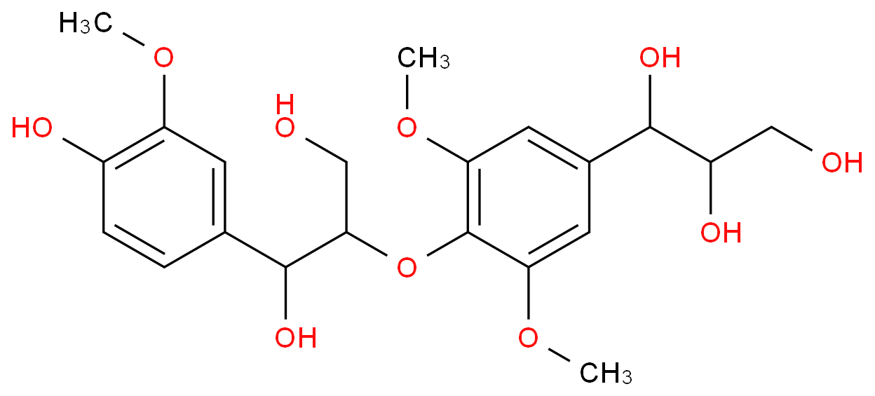 erythro-Guaiacylglycerol β-threo-syringylglycerol ether  