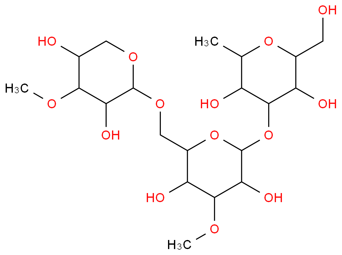 4-[6-[(3,5-dihydroxy-4-methoxyoxan-2-yl)oxymethyl]-3,5-dihydroxy-4-methoxyoxan-2-yl]oxy-2-(hydroxymethyl)-6-methyloxane-3,5-diol
