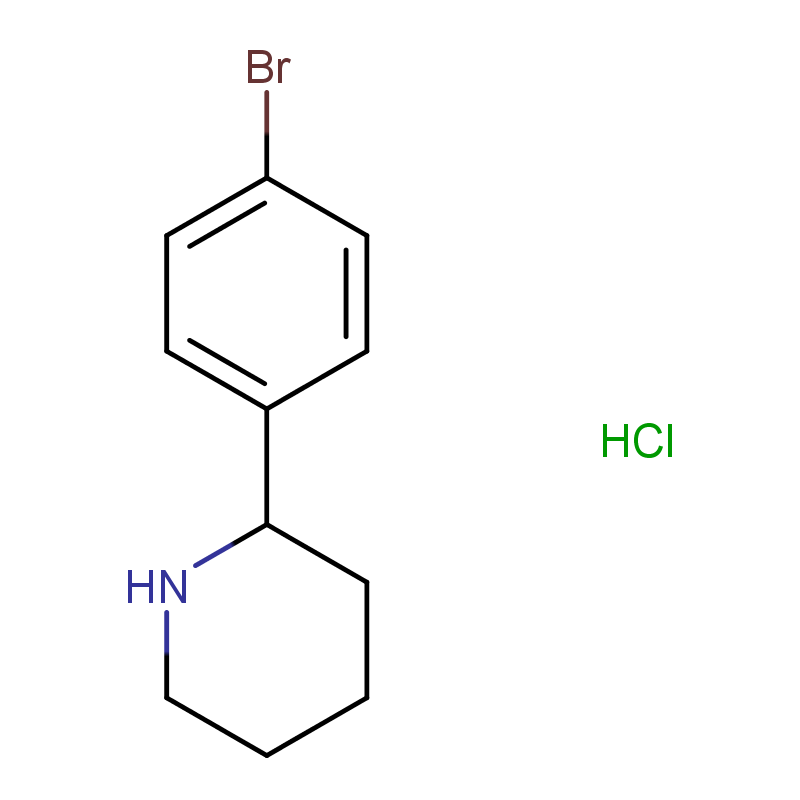 (S)-2-(4-溴苯基)哌啶盐酸盐 CAS号:1391410-27-7科研及生产专用 高校及研究所支持货到付款