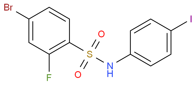 4-溴-2-氟-N-(4-碘苯基)-苯磺酰胺CAS号1771023-28-9；（科研试剂/现货供应，质量保证）