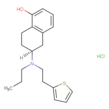 (6S)-6-[propyl(2-thiophen-2-ylethyl)amino]-5,6,7,8-tetrahydronaphthalen-1-ol;hydrochloride