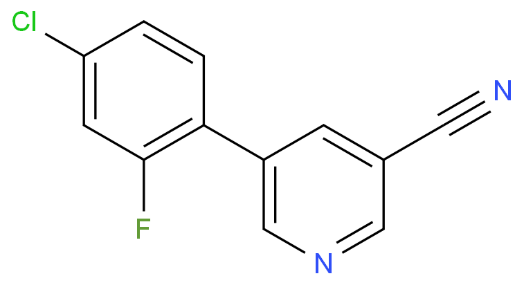 5-(4-Chloro-2-fluorophenyl)nicotinonitrile