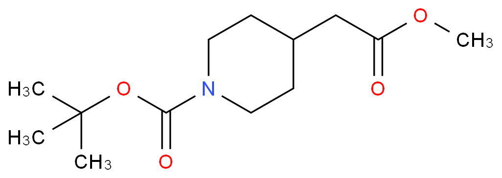 t-Butyl 4-(2-methoxy-2-oxoethyl)piperidine-1-carboxylate
