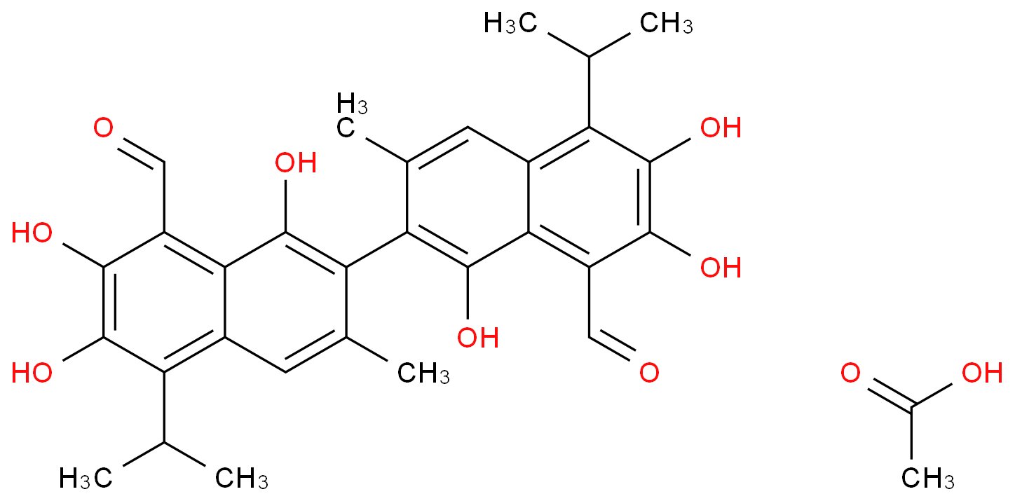 Gossypol-acetic acid  