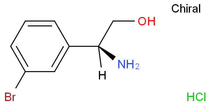 (S)-2-氨基-2-(3-溴苯基)乙-1-醇盐酸盐 CAS号:2095772-98-6科研及生产专用 高校及研究所支持货到付款