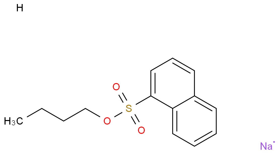 丁基萘磺酸钠化学结构式