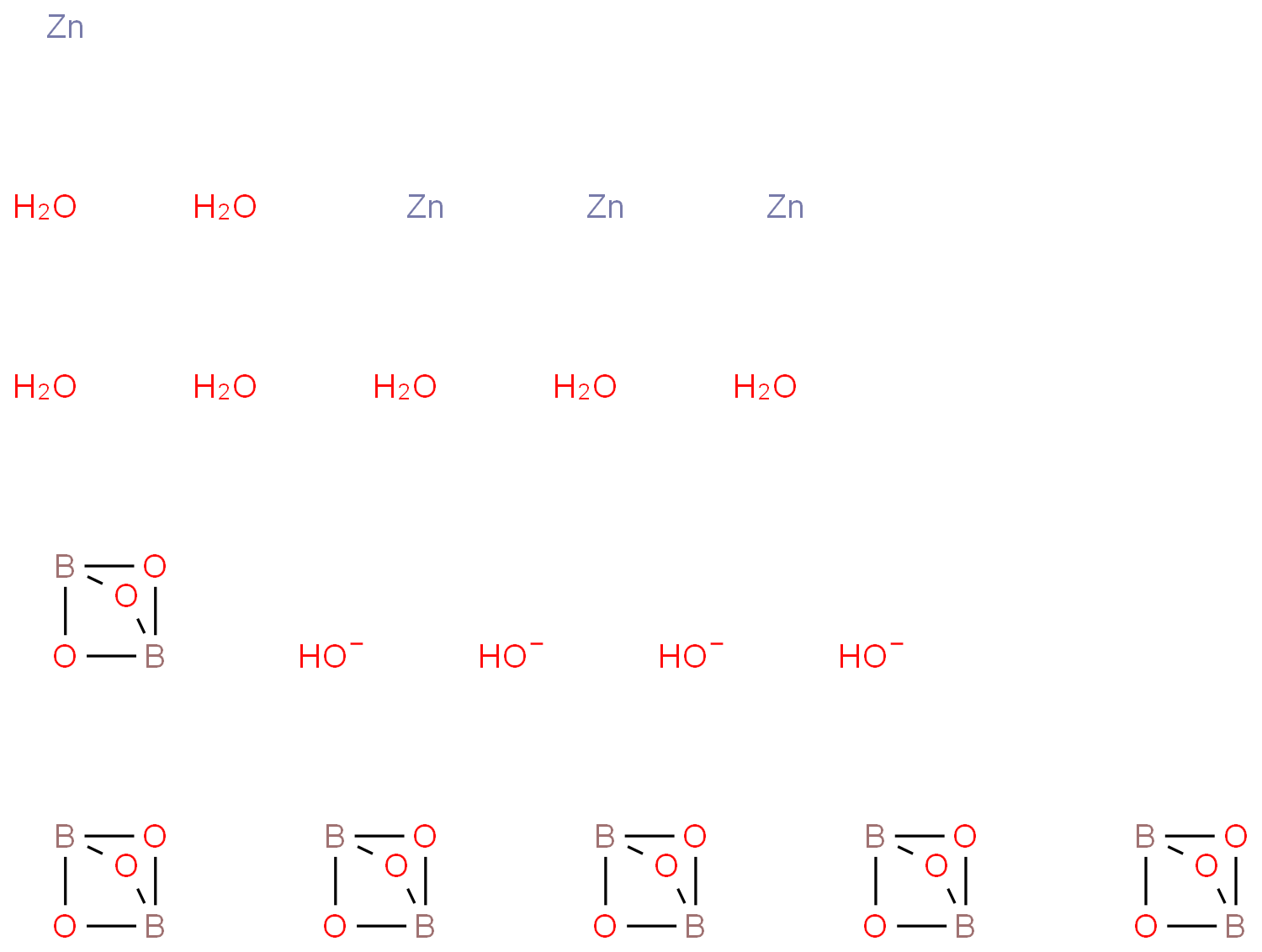 硼酸锌七水合物