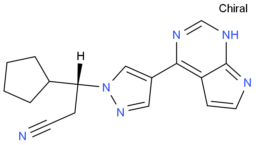 Ruxolitinib structure