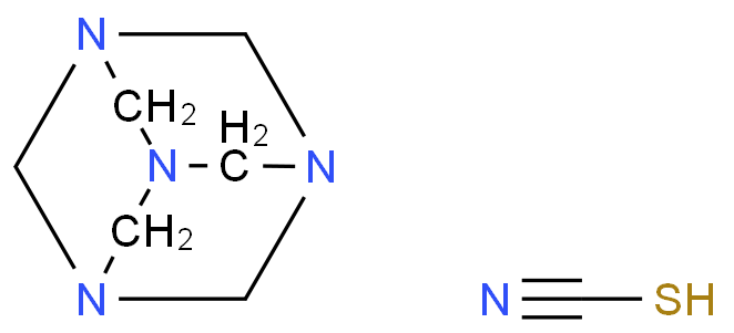 thiocyanic acid, compound with 1,3,5,7-tetraazatricyclo[3.3.1.13,7]decane (1:1)