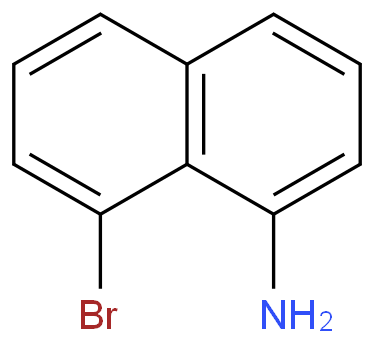 8-溴-1-萘胺化学结构式
