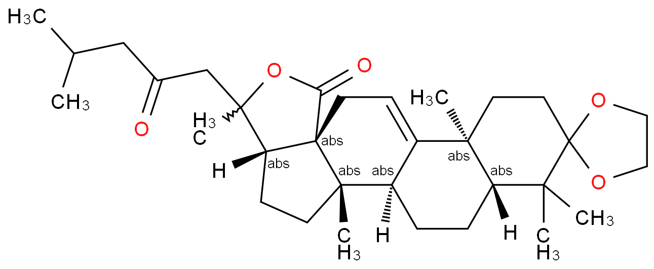 (20ξ)-3,3-[1,2-Ethanediylbis(oxy)]-20-hydroxy-23-oxo-5α-lanost-9(11)-en-18-oic acid γ-lactone