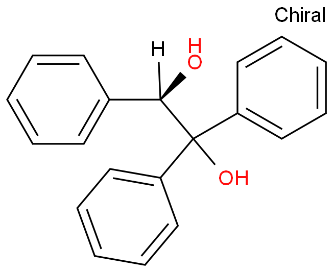 (R)-三苯基乙二醇化学结构式