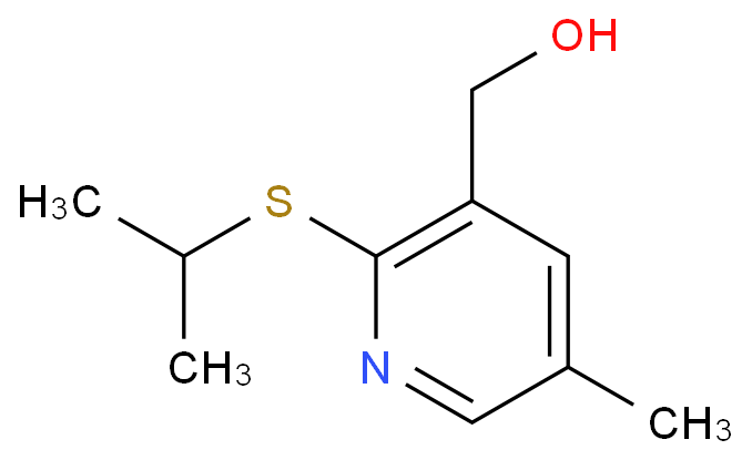 [5-methyl-2-(propan-2-ylthio)-3-pyridinyl]methanol