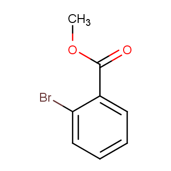 邻溴苯甲酸甲酯化学结构式