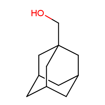 1-金刚烷甲醇化学结构式