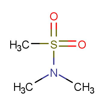 N,N-二甲基甲磺酰胺化学结构式