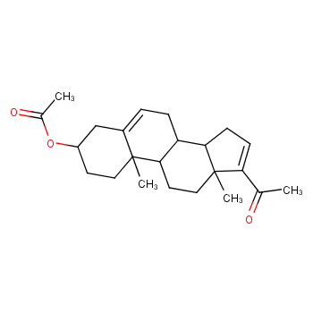 醋酸妊娠双烯醇酮化学结构式