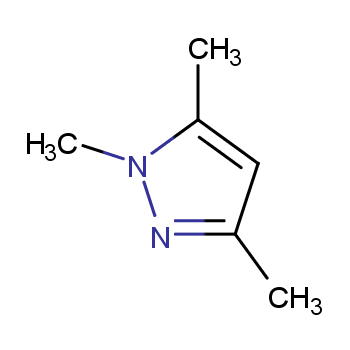 1,3,5-三甲基吡唑化学结构式