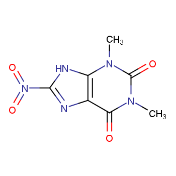 1,3-Dimethyl-8-nitro-1H-purine-2,6(3H,9H)-dione, 97%