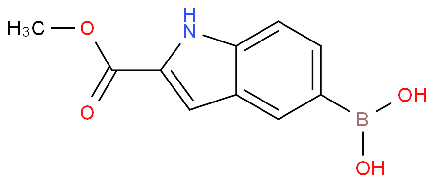 (2-(甲氧基羰基)-1H-吲哚-5-基)硼酸CAS号284660-86-2；科研试剂/现货优势供应