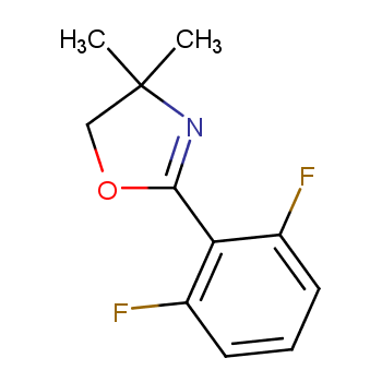 2-(2,6-二氟苯基)-4,4-二甲基-4,5-二氢恶唑CAS号66464-26-4；科研试剂/质量保证